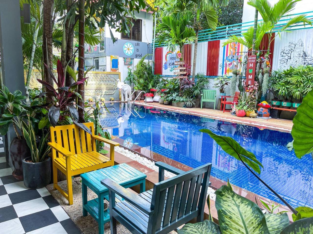 Asanak D'Angkor Boutique Hotel Siem Reap Exterior foto