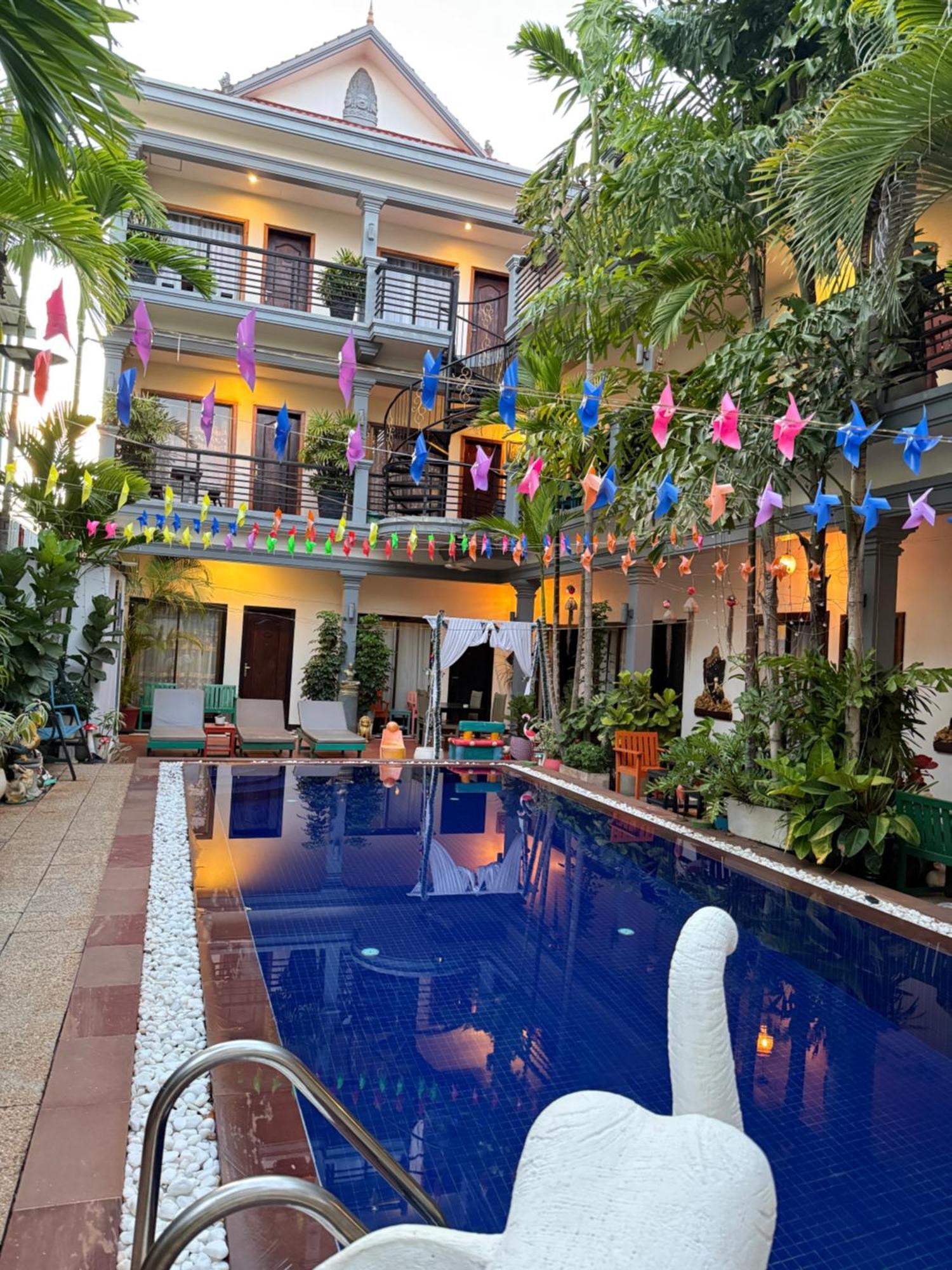 Asanak D'Angkor Boutique Hotel Siem Reap Exterior foto